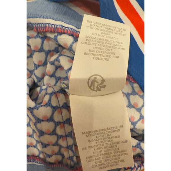 Boden Floral Feminine Boho Nautical Andrea Belted Shirt‎ Dress Fluted Sleeve 6R - Picture 13 of 13